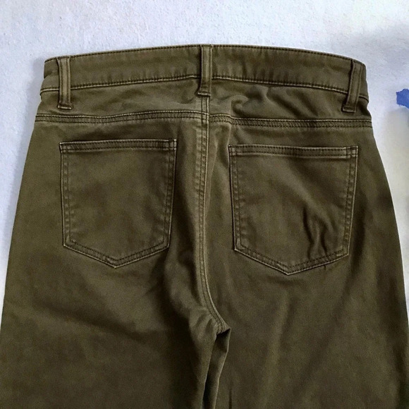 Uniqlo Dark Olive Colored Capri Denim Women 24 - Picture 6 of 8